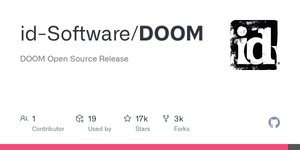 Thumbnail of id-Software/DOOM: DOOM Open Source Release - GitHub
