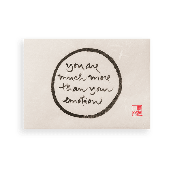 Thumbnail of You Are Much More Than Your Emotion - Calligraphy – Parallax Press