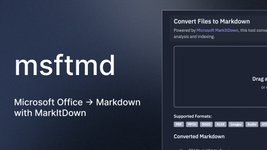 Thumbnail of msftmd - Microsoft MarkItDown Converter