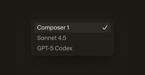 Thumbnail of Composer: Building a fast frontier model with RL · Cursor