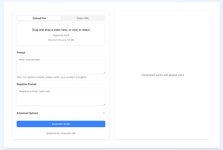 Thumbnail of MMaudio - AI Voice Generation Tool