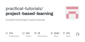 Thumbnail of GitHub - practical-tutorials/project-based-learning: Curated list of project-based tutorials