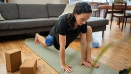 Thumbnail of These are the four stretches you need to do regularly for happy hips, according to this yoga teacher and former professional ballet dancer