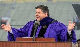 Thumbnail of J.B. Pritzker: 'Don't trust idiots', Northwestern University - 2023 ...