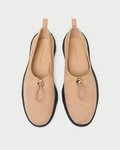 Thumbnail of Raina Caramel/Black Mesh Flat