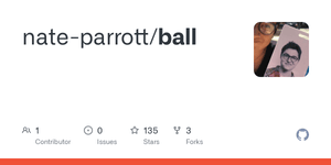 Thumbnail of GitHub - nate-parrott/ball