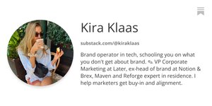 Thumbnail of Kira Klaas | Substack