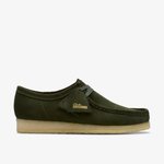 Thumbnail of Men's Forest Green Suede Wallabees | Men's Originals | Clarks US