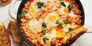 Thumbnail of You Won't Miss The Meat In Our Cheesy White Bean Skillet