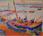 Thumbnail of Fishing Boats, Collioure, 1905 - Andre Derain - WikiArt.org