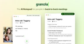 Thumbnail of Granola — The AI Notepad for people in back-to-back meetings