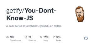 Thumbnail of getify/You-Dont-Know-JS: A book series on JavaScript ... - GitHub