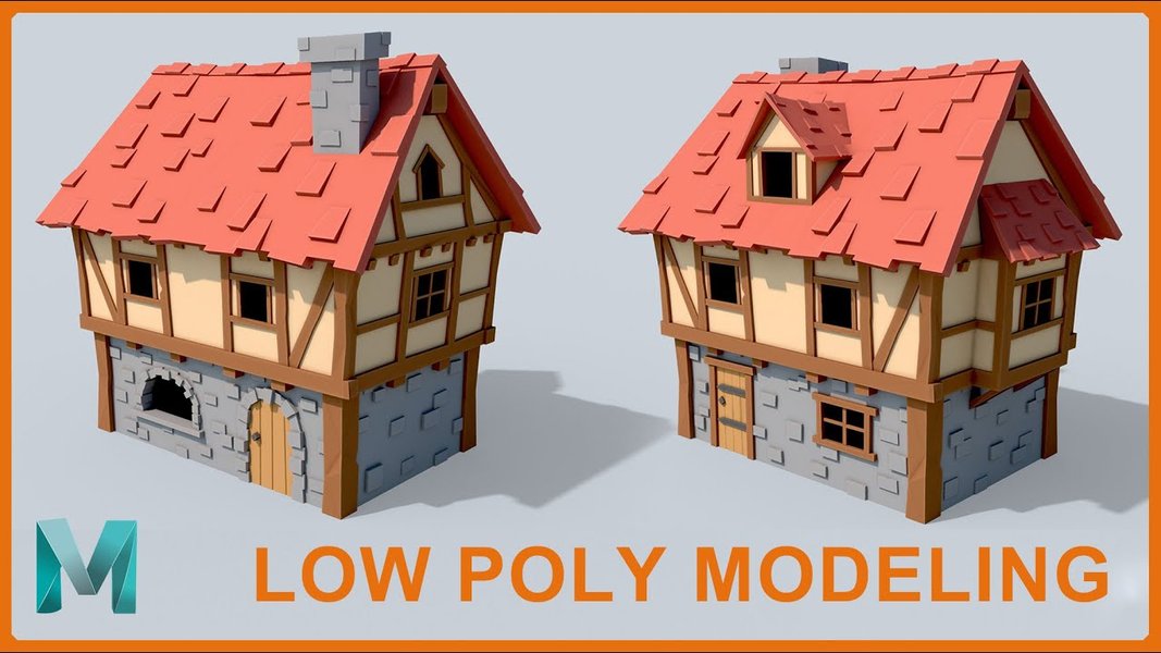 Thumbnail of medieval house 3d model low poly - Google Search
