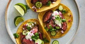 Thumbnail of Harissa Steak Tacos Recipe