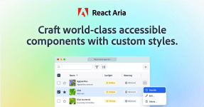 Thumbnail of React Aria