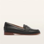 Thumbnail of Franklin Black Tumbled Dress Flats | FRANKIE4
