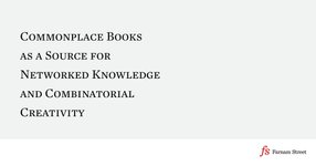 Thumbnail of Commonplace Books And Combinatorial Creativity