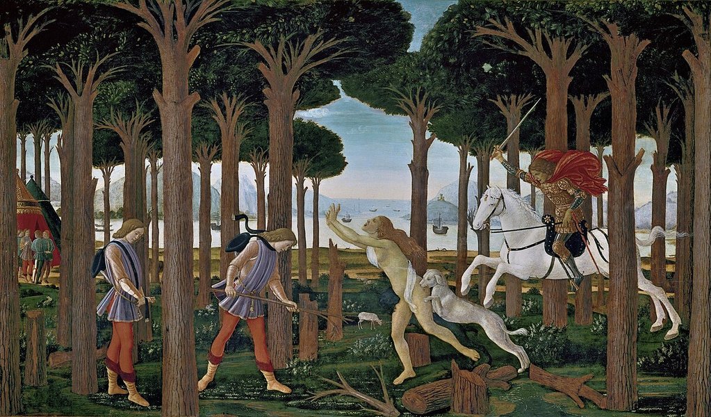 Thumbnail of botticelli nastagio degli onesti - Google Search