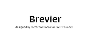 Thumbnail of Brevier – Cast Type Foundry