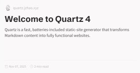 Thumbnail of Welcome to Quartz 4