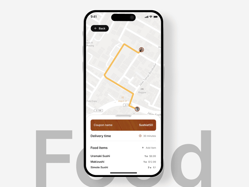 Thumbnail of Food app design mobile app