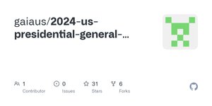 Thumbnail of GitHub - gaiaus/2024-us-presidential-general-election