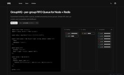 Thumbnail of GroupMQ - Per-Group FIFO Queue for Node + Redis | GroupMQ