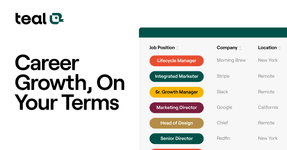 Thumbnail of Teal: Career Growth, On Your Terms. Track and Manage Job Search Applications