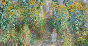 Thumbnail of The Artist's Garden at Vétheuil by Claude Monet