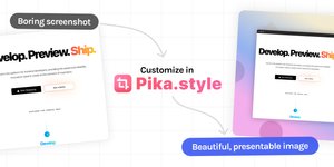 Thumbnail of Pika – Screenshot Editor and Image Generation API