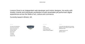 Thumbnail of Lorenzo Dossi — Selected Works