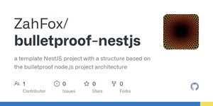 Thumbnail of GitHub - ZahFox/bulletproof-nestjs: a template NestJS project with a structure based on the bulletproof node.js project architecture