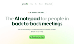 Thumbnail of Granola. Bloc-notes intelligent pour des réunions productives grâce à l’IA
