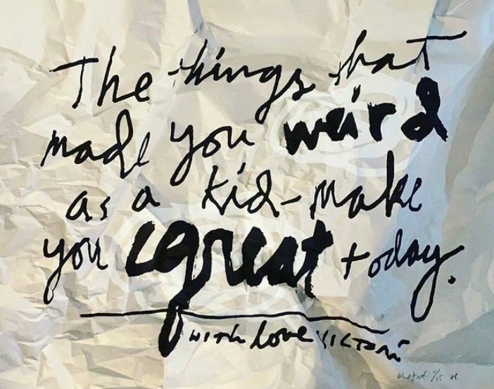 Thumbnail of The Things That Made You Weird — print