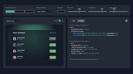 Thumbnail of Glassmorphism CSS Generator - Glass UI