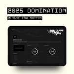 Thumbnail of 2025 Domination [Notion Template]