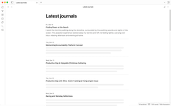 Thumbnail of Rediscovering journaling with “capture in the moment” and LLM summaries