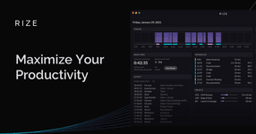 Thumbnail of Rize · Maximize Your Productivity