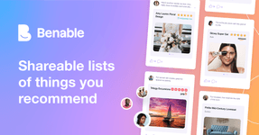 Thumbnail of Benable | Find & share your favorite everything