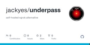 Thumbnail of GitHub - jackyes/underpass: self-hosted ngrok alternative