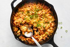Thumbnail of Cheesy Chile Crisp White Beans Recipe
