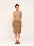 Thumbnail of Knee Length Skirt in Moss