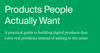 Cover of Products People Actually Want | Anton Sten – UX Lead & Product Designer