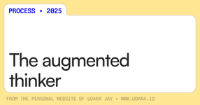 Thumbnail of The augmented thinker