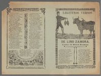 Thumbnail of Legítimos versos de Lino Zamora traidos del Real de Zacatecas. - NYPL Digital Collections
