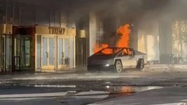 Thumbnail of Tesla Cybertruck explosion at Trump hotel in Vegas investigated as a possible terrorist act, law enforcement official says | CNN