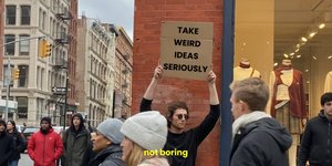 Thumbnail of Take Weird Ideas Seriously