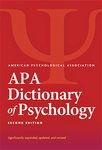 Thumbnail of APA Dictionary of Psychology