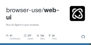 Thumbnail of GitHub - browser-use/web-ui: Run AI Agent in your browser.
