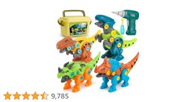 Thumbnail of Amazon - Dreamon Take Apart Dinosaur Toys for Kids with Storage Box Electric Drill DIY Construction Build Set Educational STEM for Boys Girls 3 Years and Up